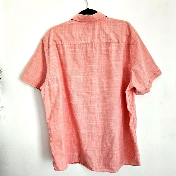 Made Cam Newton Shirt Mens XXL Orange Short Sleeve Modern Fit Button Up - Picture 3 of 9